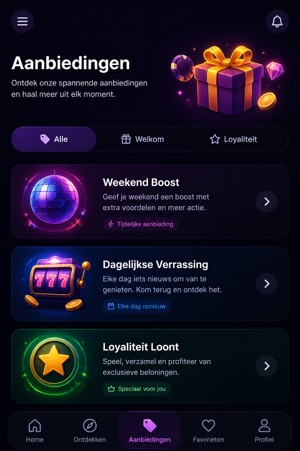DiscoWin Casino screen 2